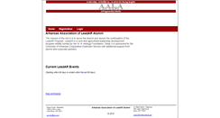 Desktop Screenshot of myleadar.uaex.edu