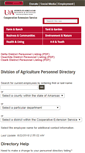 Mobile Screenshot of personnel.uaex.edu